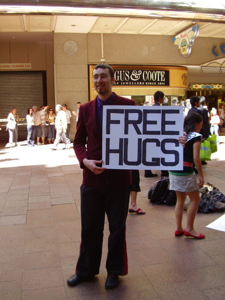 Free  Hug Sign